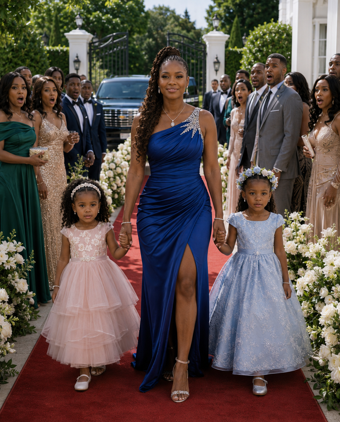 A Wealthy Man Invited His “Poor” Ex-Wife to His Grand Wedding to Humil:iate Her — But Everything Stopped When She Stepped Out of a Luxury Car with Twin Children and Said Words That Halted the Ceremony