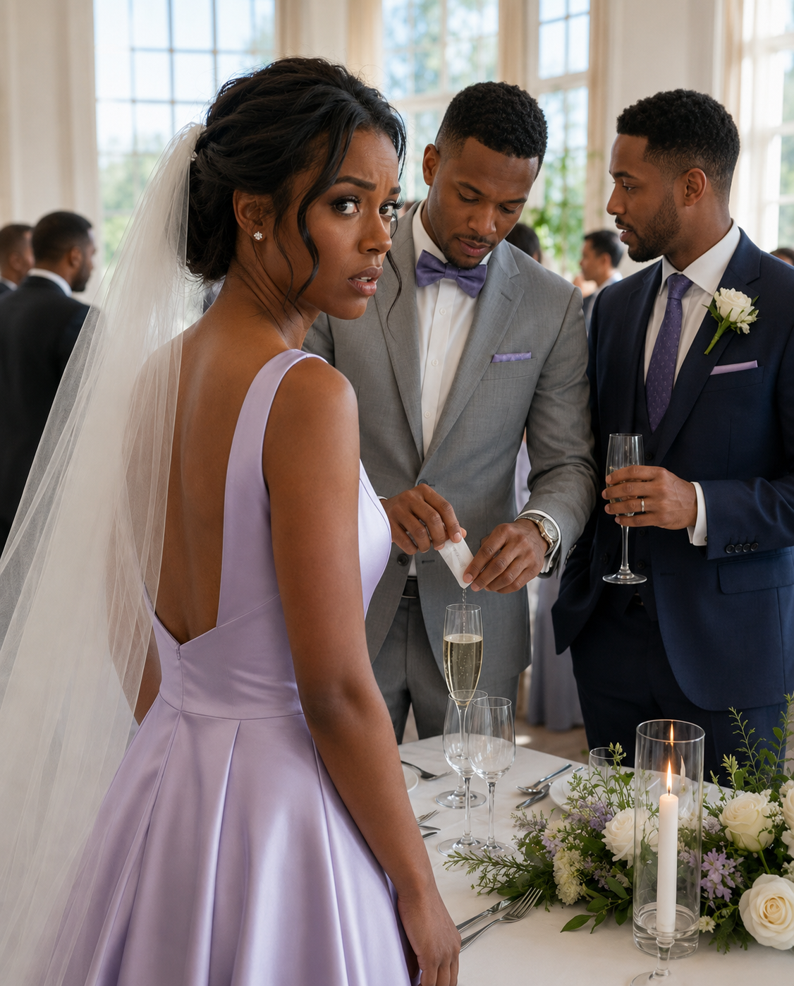 At my wedding, I caught my brother slipping something into my glass. I didn’t scream or panic. I quietly switched our drinks. Then he lifted his toast, smirked, and said, “Congrats, little sister. My surprise is coming soon.”
