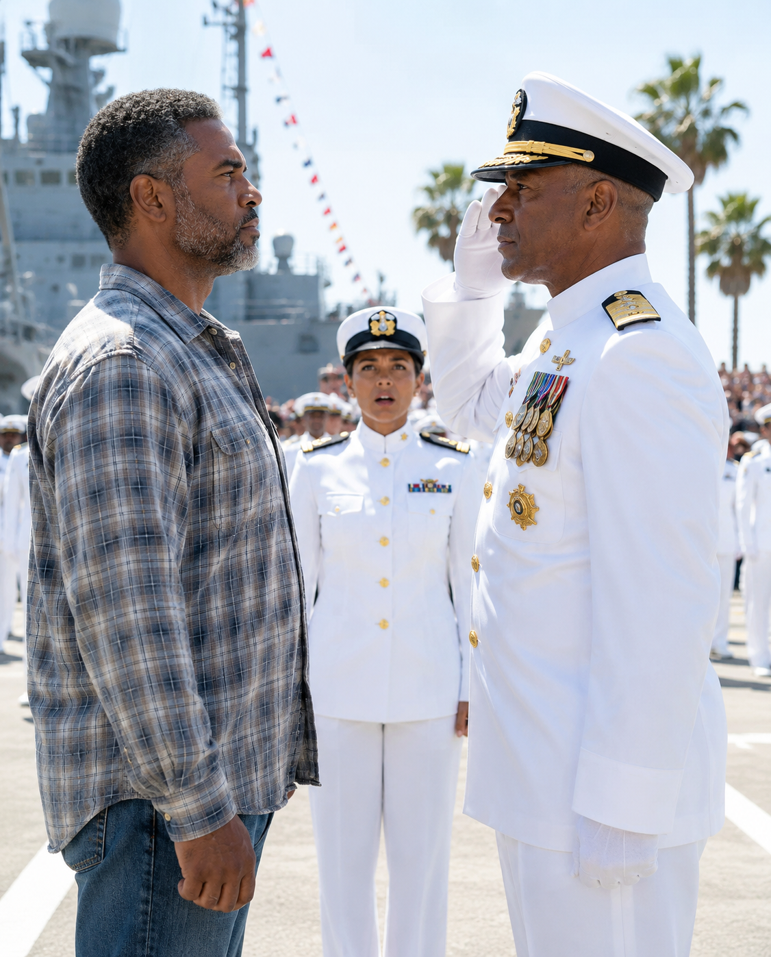 I drove eighteen hours in an old truck to watch my daughter become an Army officer, but before the ceremony ended, a three-star general froze when he saw the worn leather band on my wrist.