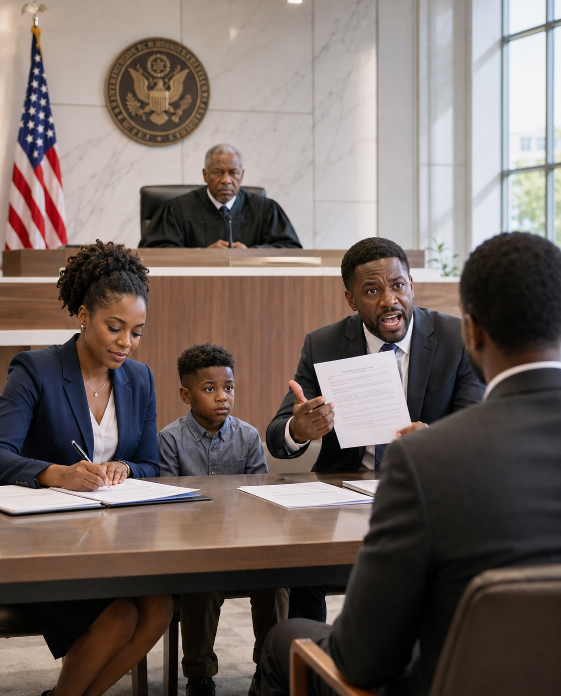 He stood in our kitchen and said, “I want the house, the cars, the savings, everything but our son.” My lawyer begged me to fight, but I looked her in the eye and whispered, “Give him all of it.” Everyone thought I had lost my mind. At the final hearing, my ex smiled as I signed everything away… until his own attorney went white. That was the moment he realized I hadn’t lost anything at all.