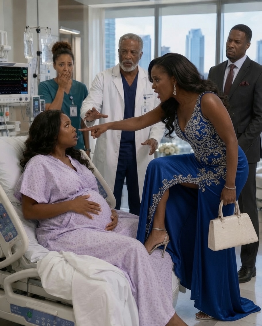 The Mistress Kicked His Pregnant Wife in a Hospital Hallway, but the Billionaire Froze When the Director Said, “Touch My Niece Again.” – News