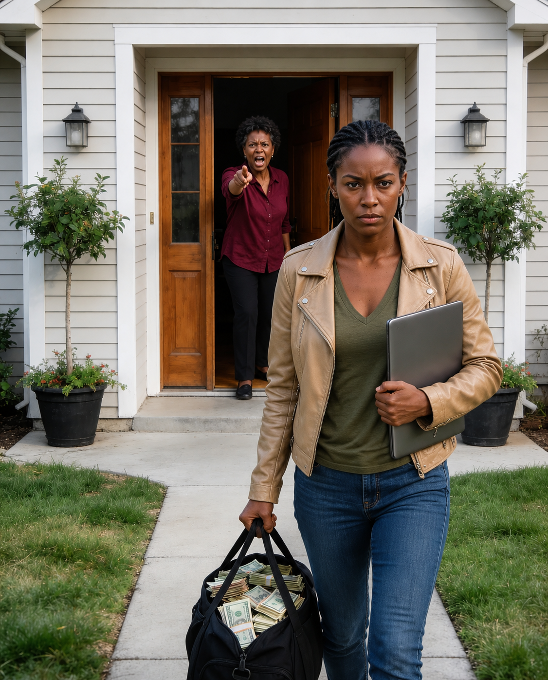 When my family started deducting $1,300 from my salary every month without permission… my sister-in-law was taking $1,300 from my remote job each month. When I told her to stop, she shouted at me to leave the house. I was fed up, so I said, “Fine, I’m leaving.” I moved out and emptied my account.