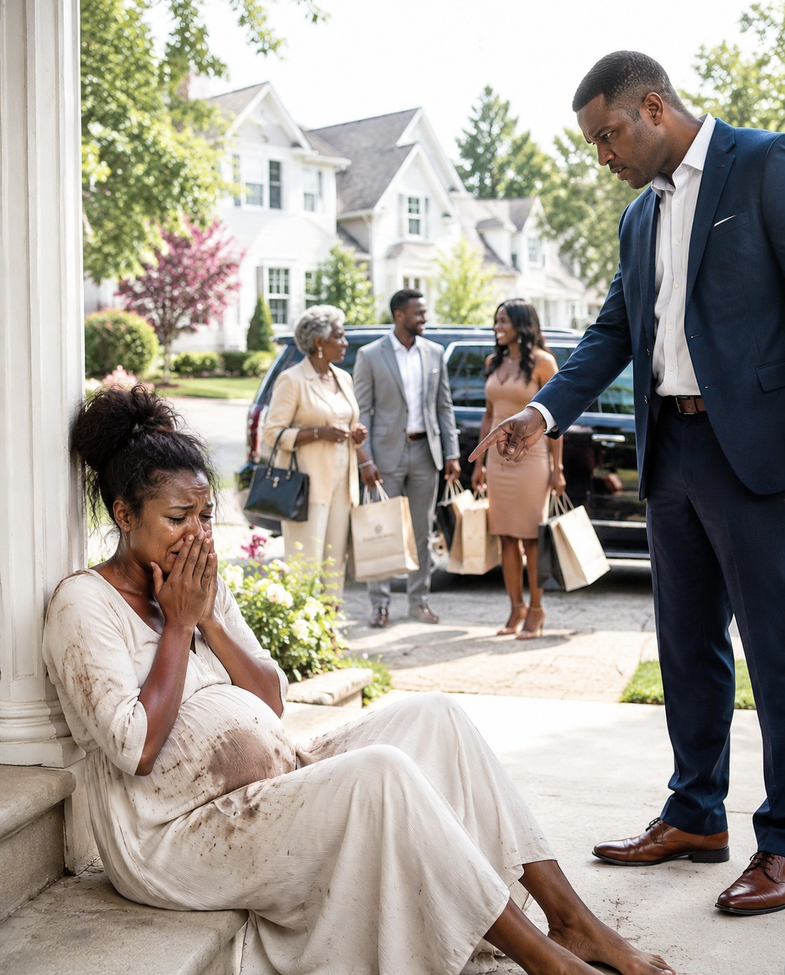 When I was pregnant with twins and going through terrible labor pains, I asked my husband to take me to the hospital. As we were about to leave, my mother-in-law saw us and said, “Where are you trying to go? Come and take me and your sister to the mall instead.” So he straight up refused to take me and said, “Don’t you dare move until I come back.”