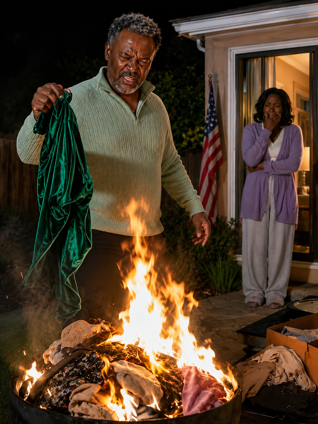 My Unfaithful Father Burned 30 Years of Mom's Clothes to Leave Her with Nothing After She Filed for Divorce – But the Package That Arrived at His House the Next Day Had Him Begging for Her Mercy