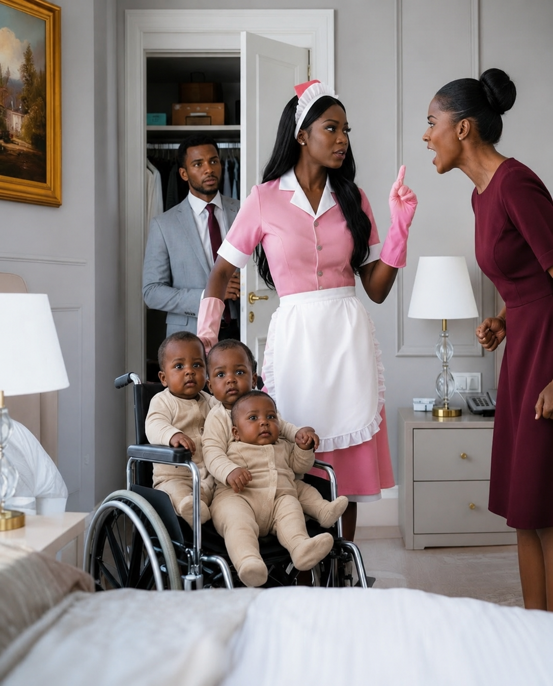 A Widowed Millionaire Secretly Watched How His Fiancée Treated His Triplets—Until the Maid Spoke Up…
