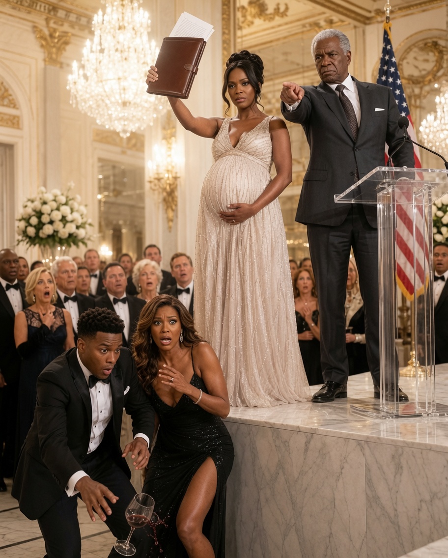 My Husband Brought His Mistress to Our Company Gala—Then Questioned My Unborn Baby, Until the Investor Beside Me Exposed the Forged Signature He Needed Before Midnight... - FG News