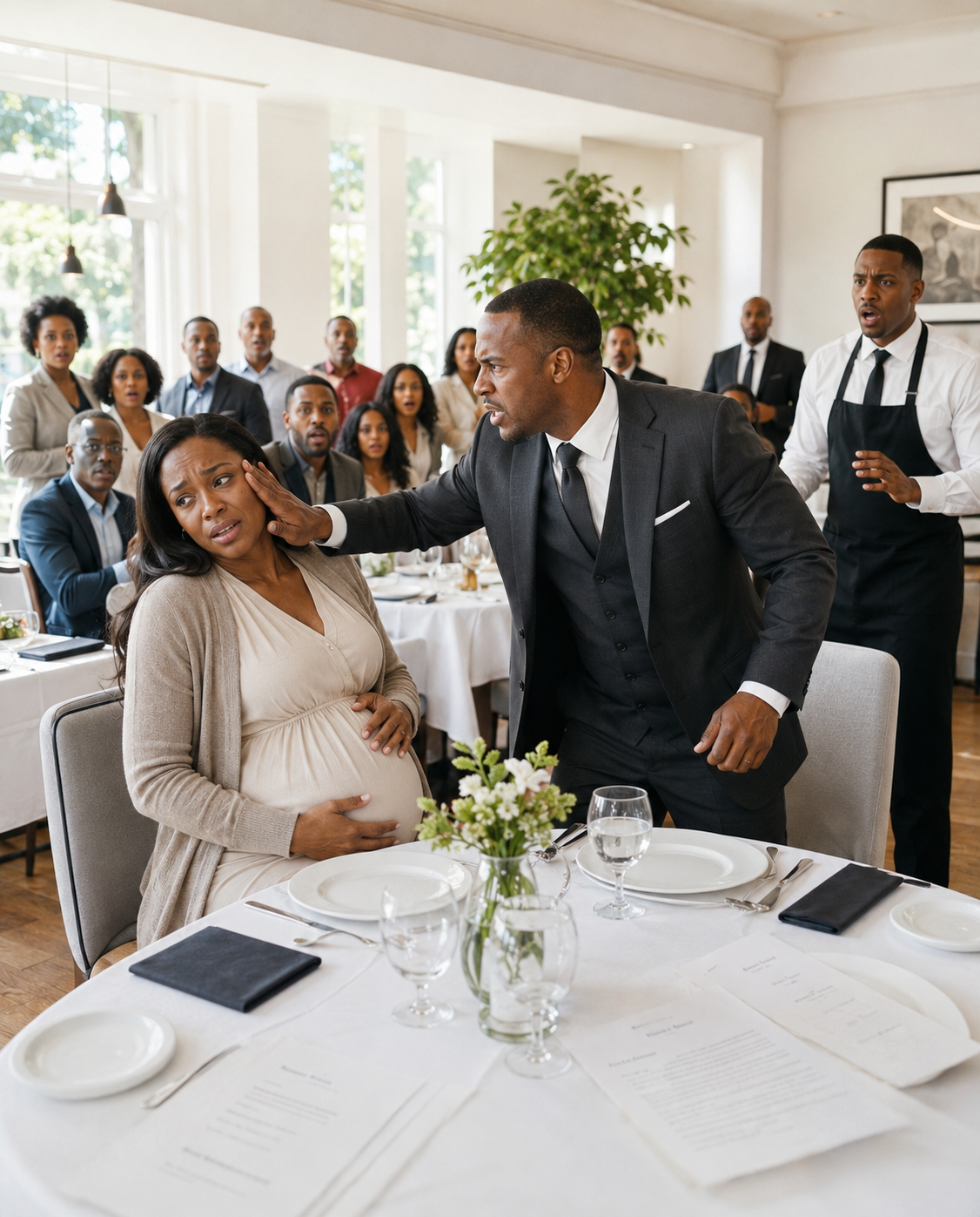 Pregnant Wife Slapped In Public Learns Why Her Husband Feared One Name-myhoa