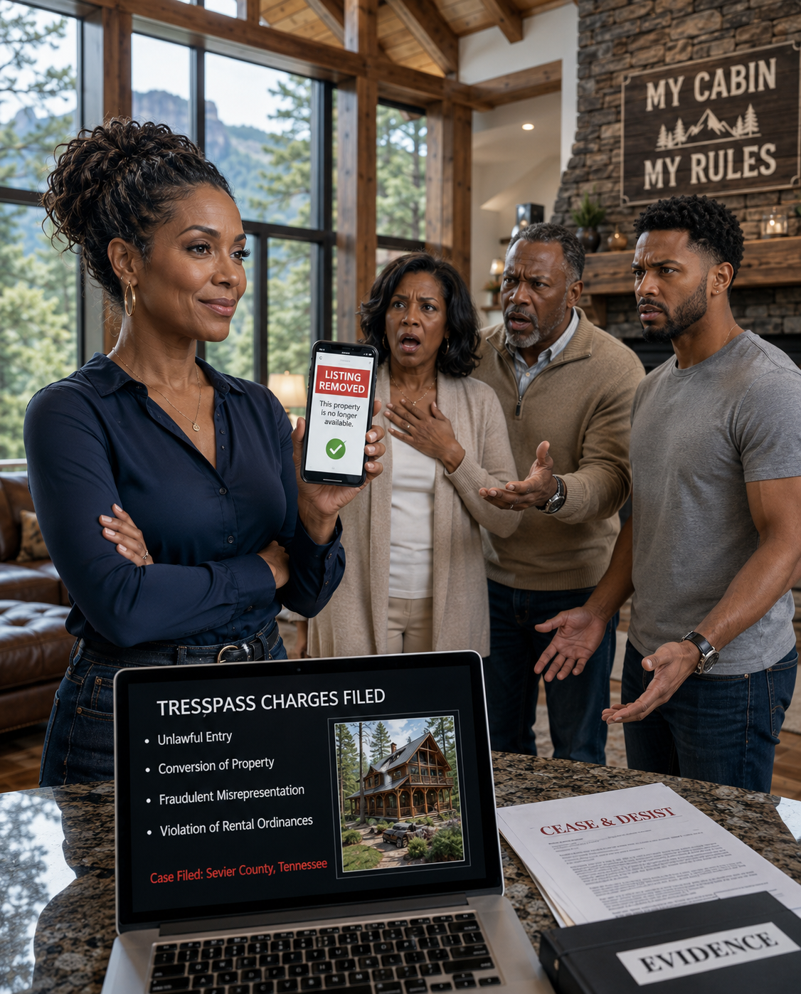 My parents demanded that I let my brother use my vacation home as his personal rental business. When I refused, they broke in, changed the plan themselves, and thought I would be too scared to fight back.
