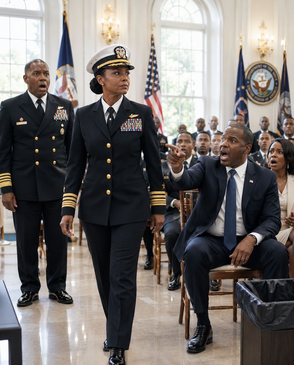 My Father Seated Me Beside a Trash Can at My Brother’s Promotion Ceremony — He Had No Idea Who I Was
