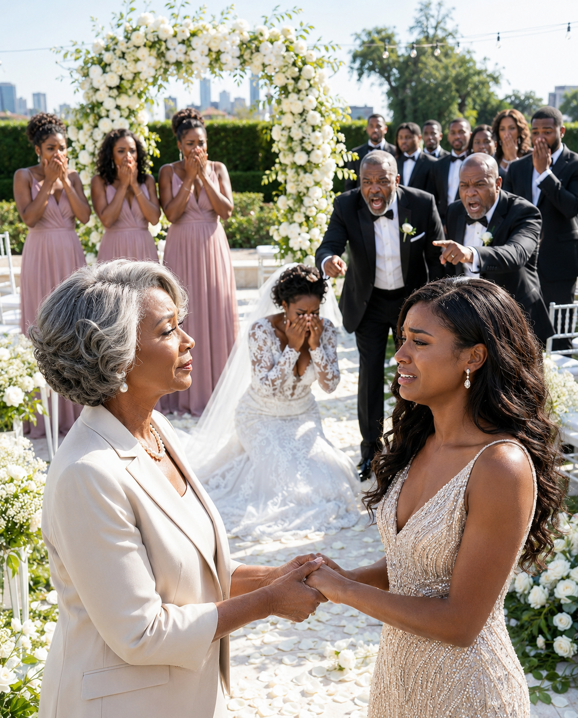 My sister dressed every bridesmaid in elegant lavender, but gave me a huge bright-orange dress and claimed it was the only one left. At the reception, the groom’s grandmother took my hand, exposed the lie, and my sister ran out.