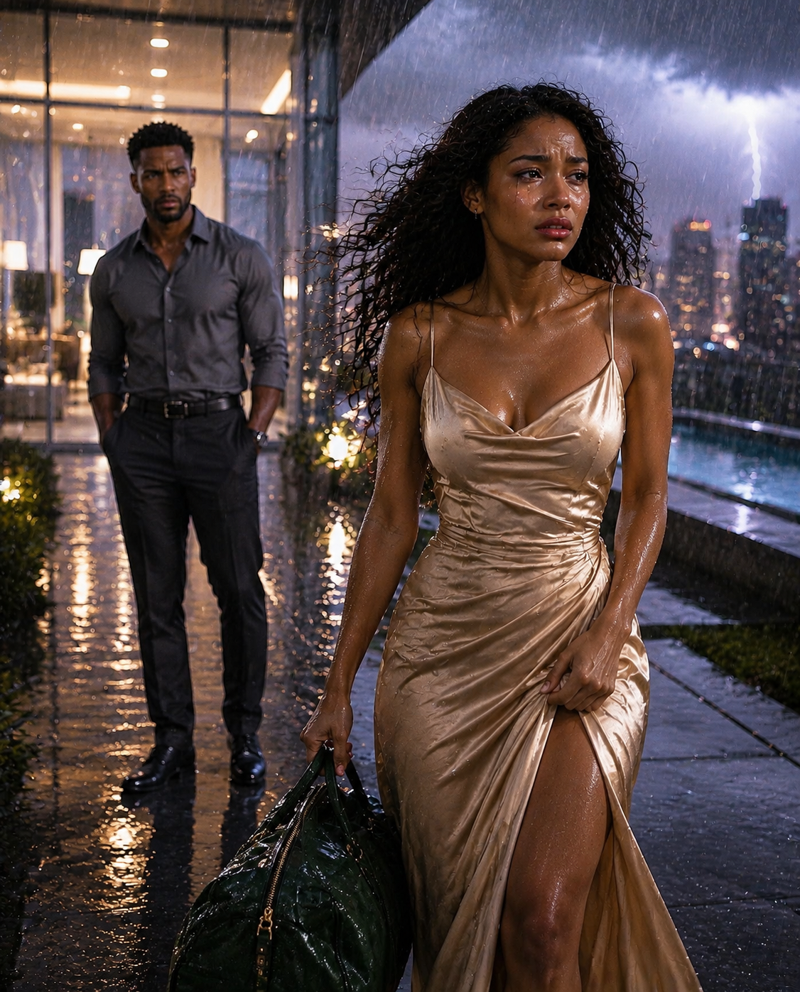 The billionaire told his pregnant wife, "I never loved you"... and she ran away in the rain after hearing him say that, then hid their son for four years 005