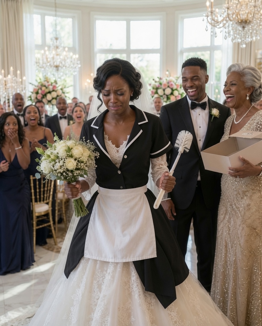 My Daughter’s Mother-in-Law Gave Her a Maid’s Uniform at Her Wedding — Then She Opened My Gift and Everything Changed