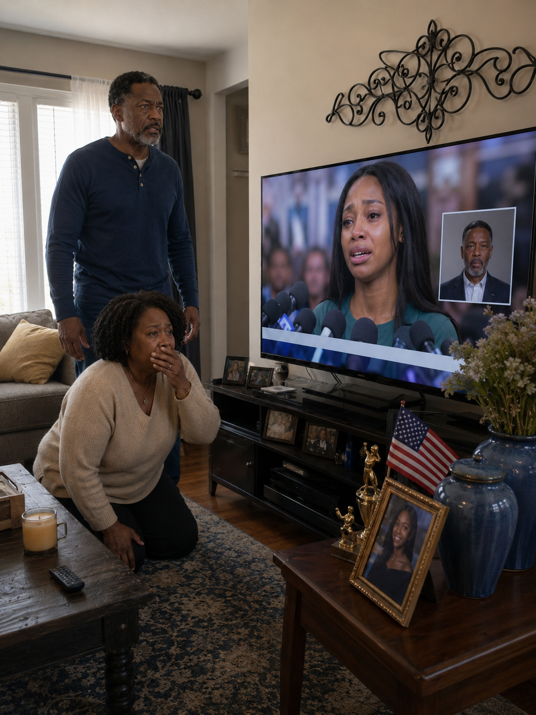 My mother spent seven years praying to my de:ad sister. Yesterday, I saw her alive on national television… accusing a man of kid:napping her. When they showed the photo of the suspect, my mother fainted. It was my father.