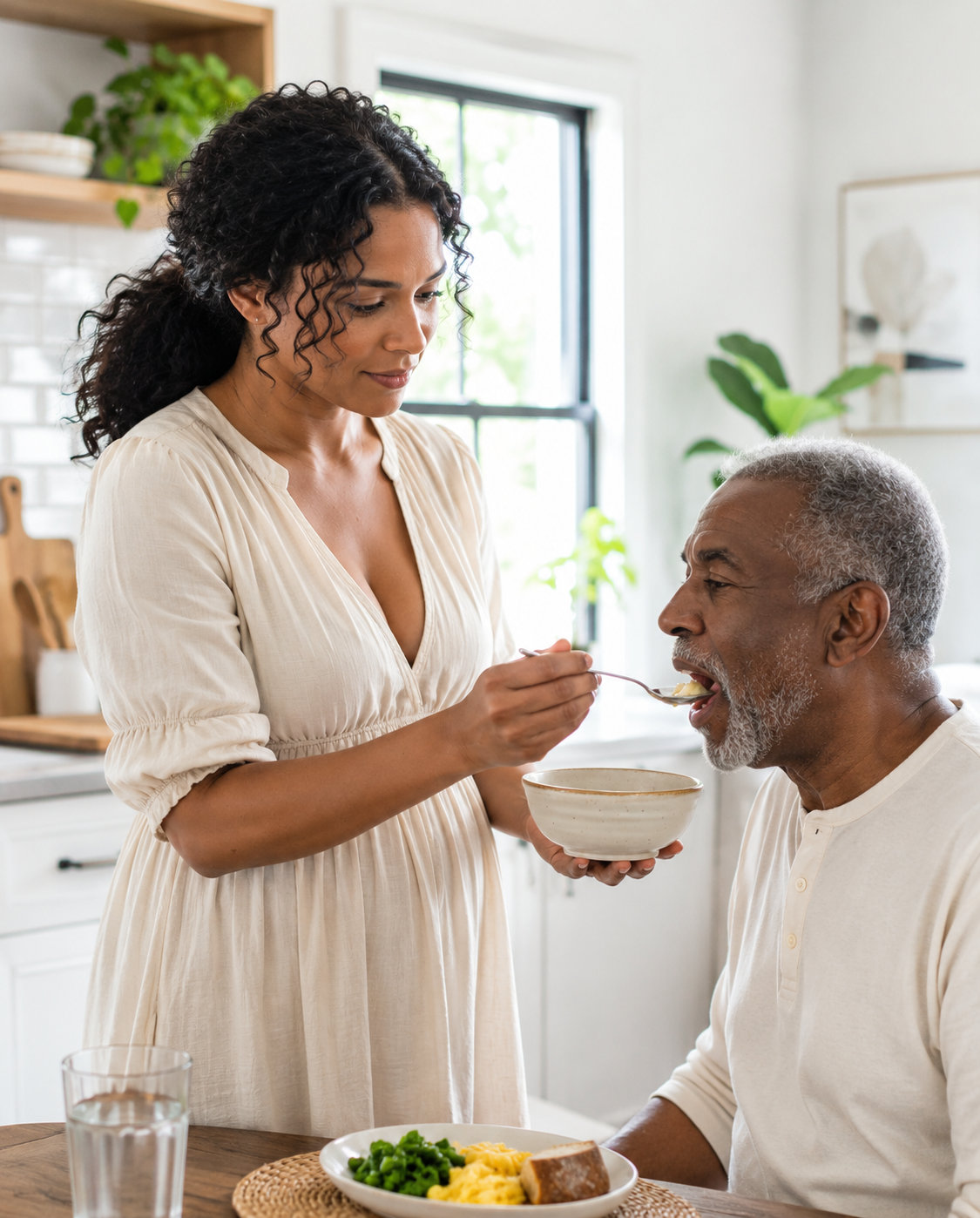 I married my 80-year-old neighbor to save his house… and then I got pregnant and his family came for bl00d…