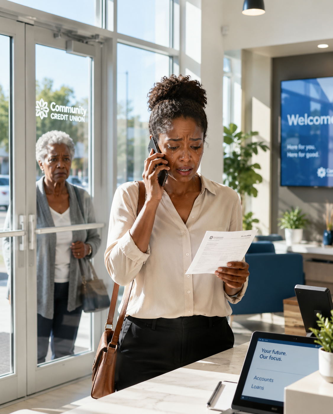 My Mother-In-Law And I Went To The Bank To Deposit 1 Billion. While She Was In The Restroom, A Teller Slipped Me A Note “RUN” Terrified. I Faked A Stomachache And Ran To My Parents’ House To Make A Call, And Then…