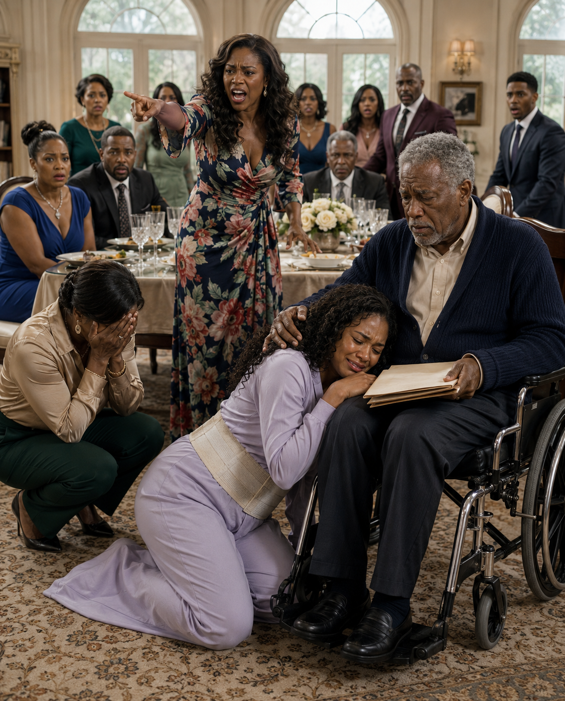 I gave dad my left kidney. Recovery took 9 weeks. At the family dinner, mom toasted: “To your sister — who organized the fundraiser and saved your father’s life.” 22 relatives clinked glasses. No one looked at me. I stood up. Dad grabbed my wrist. His eyes were wet. He slid a napkin across the table. It read….