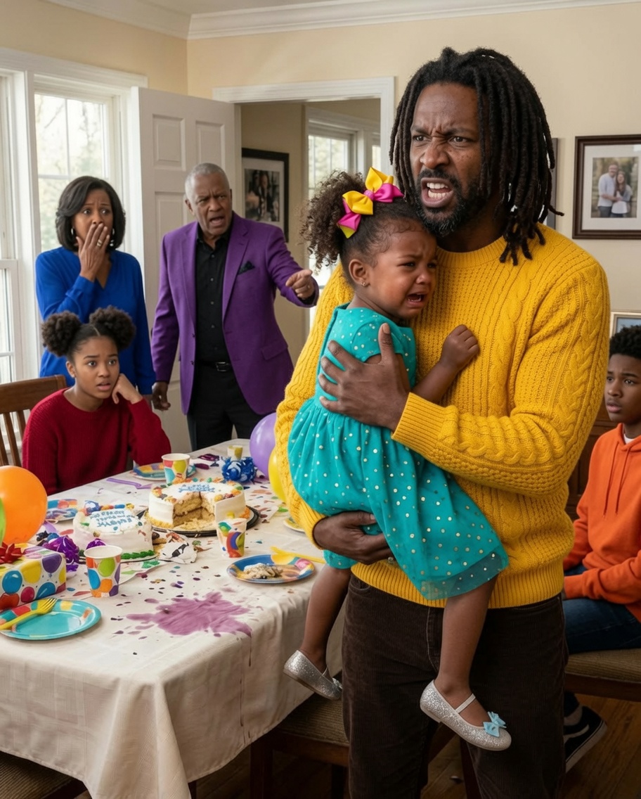 During my husband’s birthday dinner, our 7-year-old daughter was suddenly sent to another room because