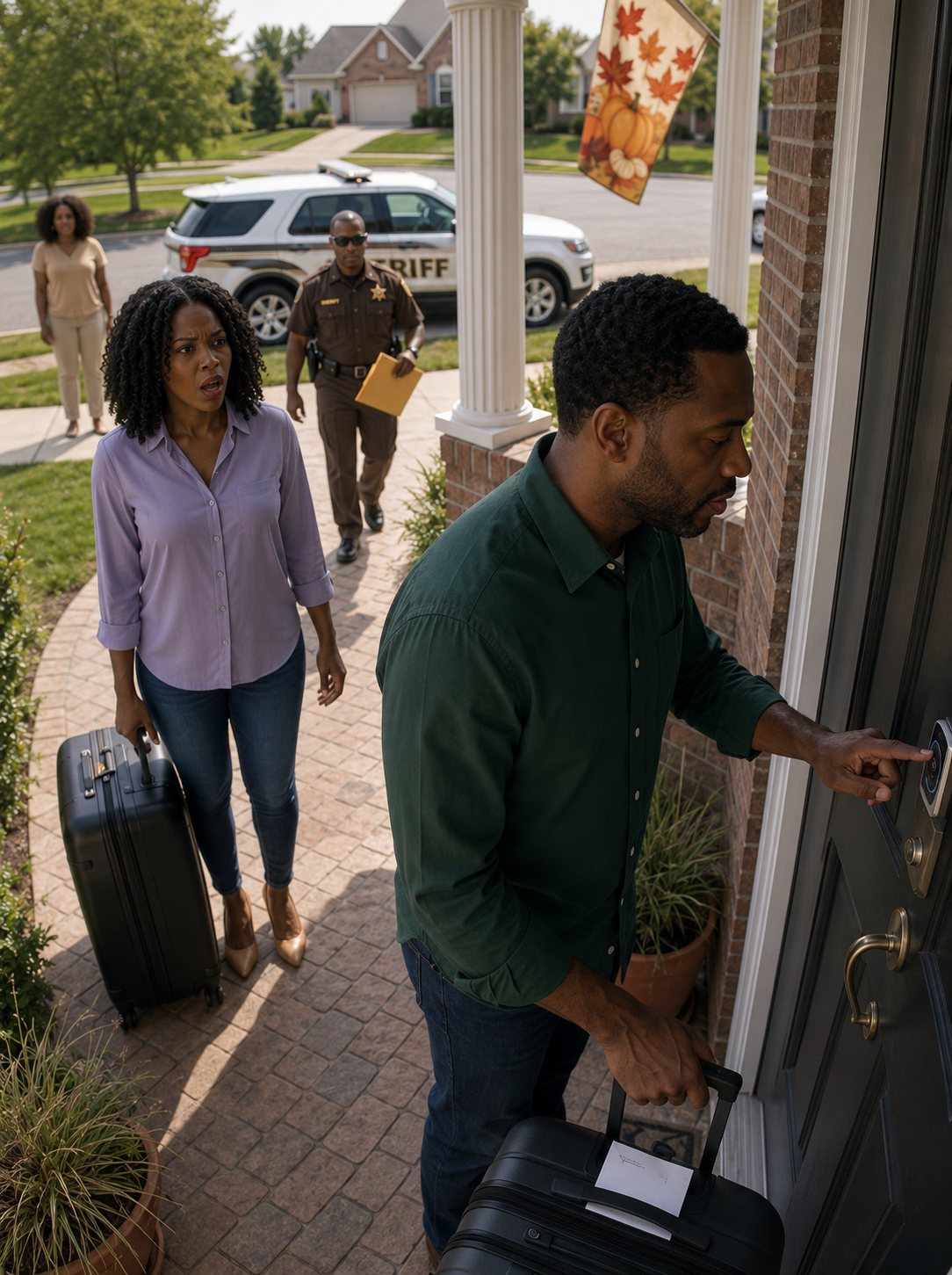 My wife left for a “girls’ trip,” leaving me alone with our paralyzed son, who hadn’t walked in six years. The second her SUV disappeared from the driveway, he stood up from his wheelchair, walked straight toward me, and whispered, “Dad, we need to leave this house right now…” I dropped my coffee and ran for the garage. When I turned the key, we heard— - usnews