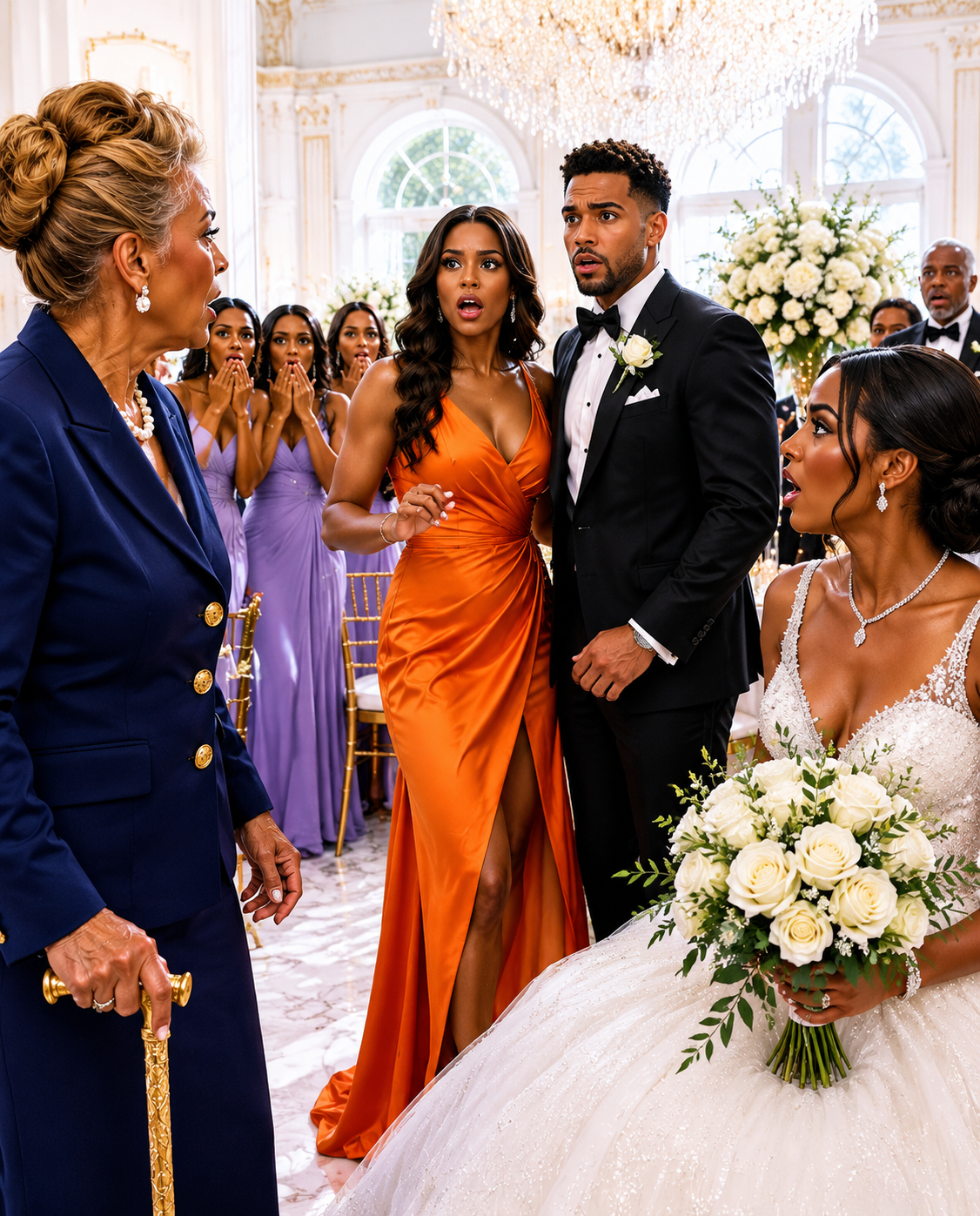 My Sister Humiliated Me in a Neon Orange Bridesmaid Dress, Then the Groom’s Grandmother Asked the Question That Destroyed Her Perfect Wedding