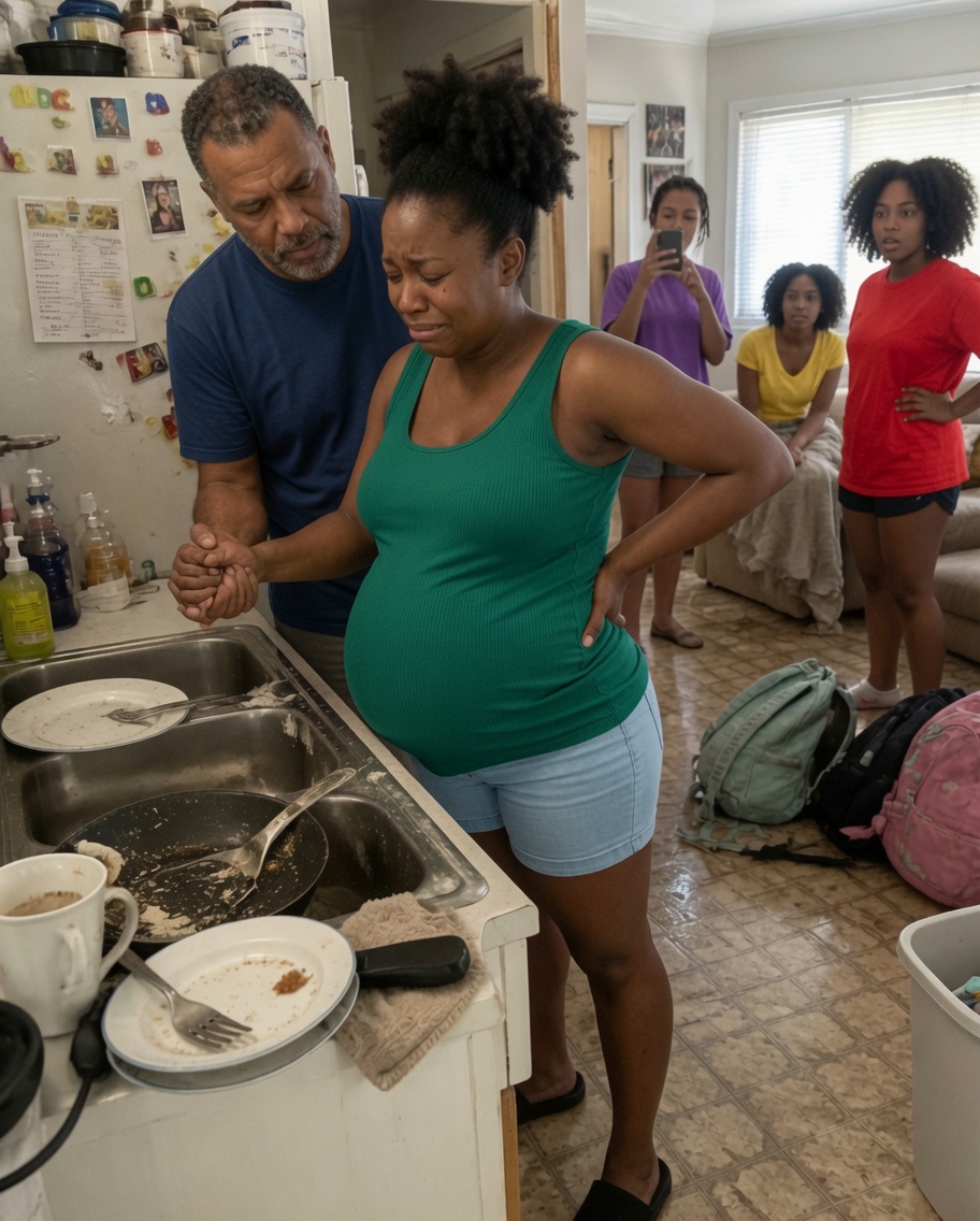 I Came Home Exhausted and Found My 8-Months-Pregnant Wife Cleaning Up My Family’s Mess—What I Discovered Next Changed Everything