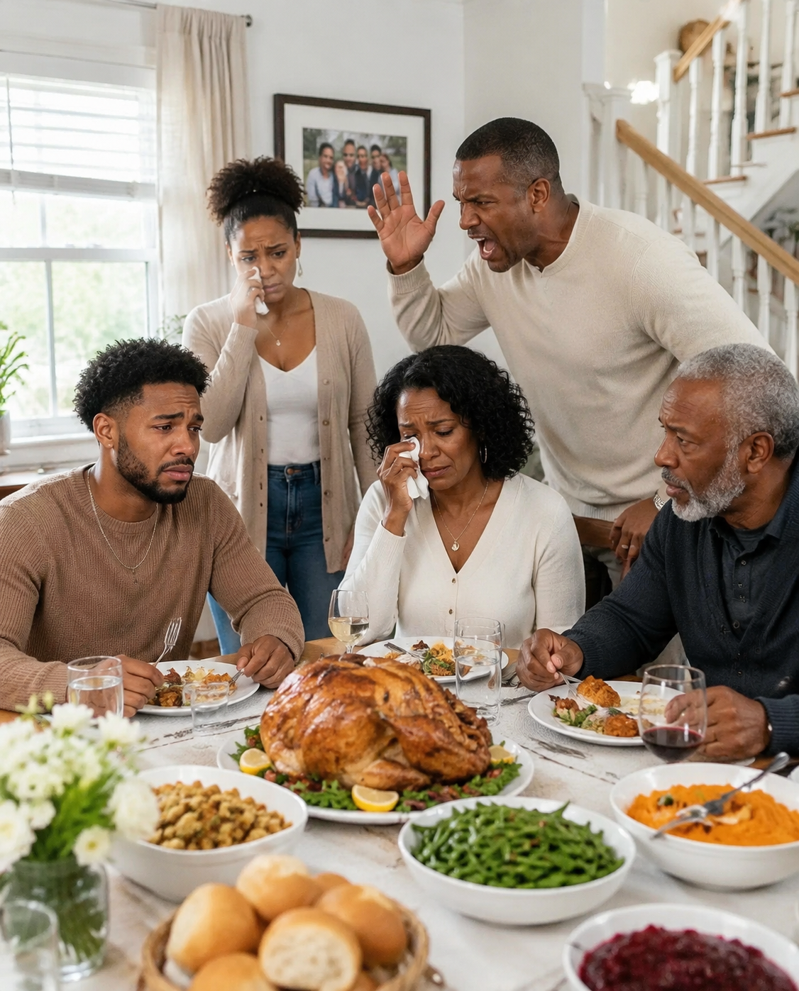 Grandpa stopped eating when he found out I was paying my parents rent while my sister lived there for free with her two kids.