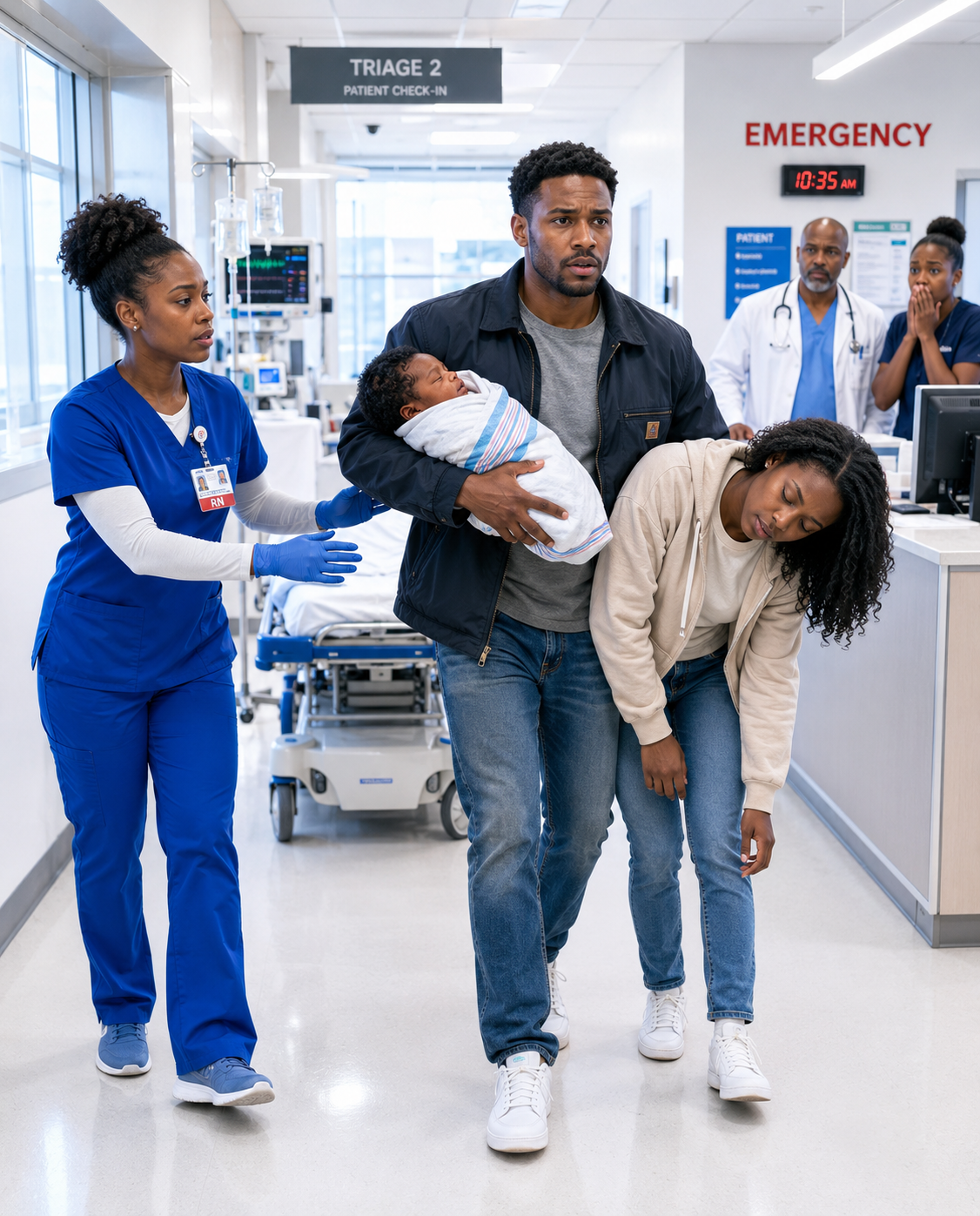 He Came Home Early And Found His Newborn Burning With Fever