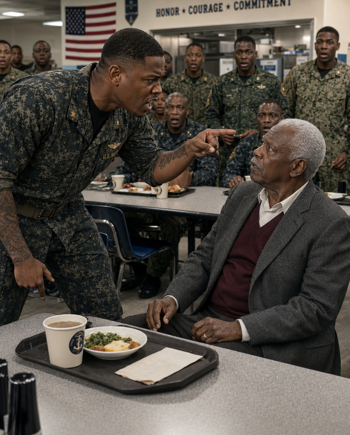 A SEAL Mocked An 87-Year-Old Veteran. His Rank Silenced The Room-xurixuri