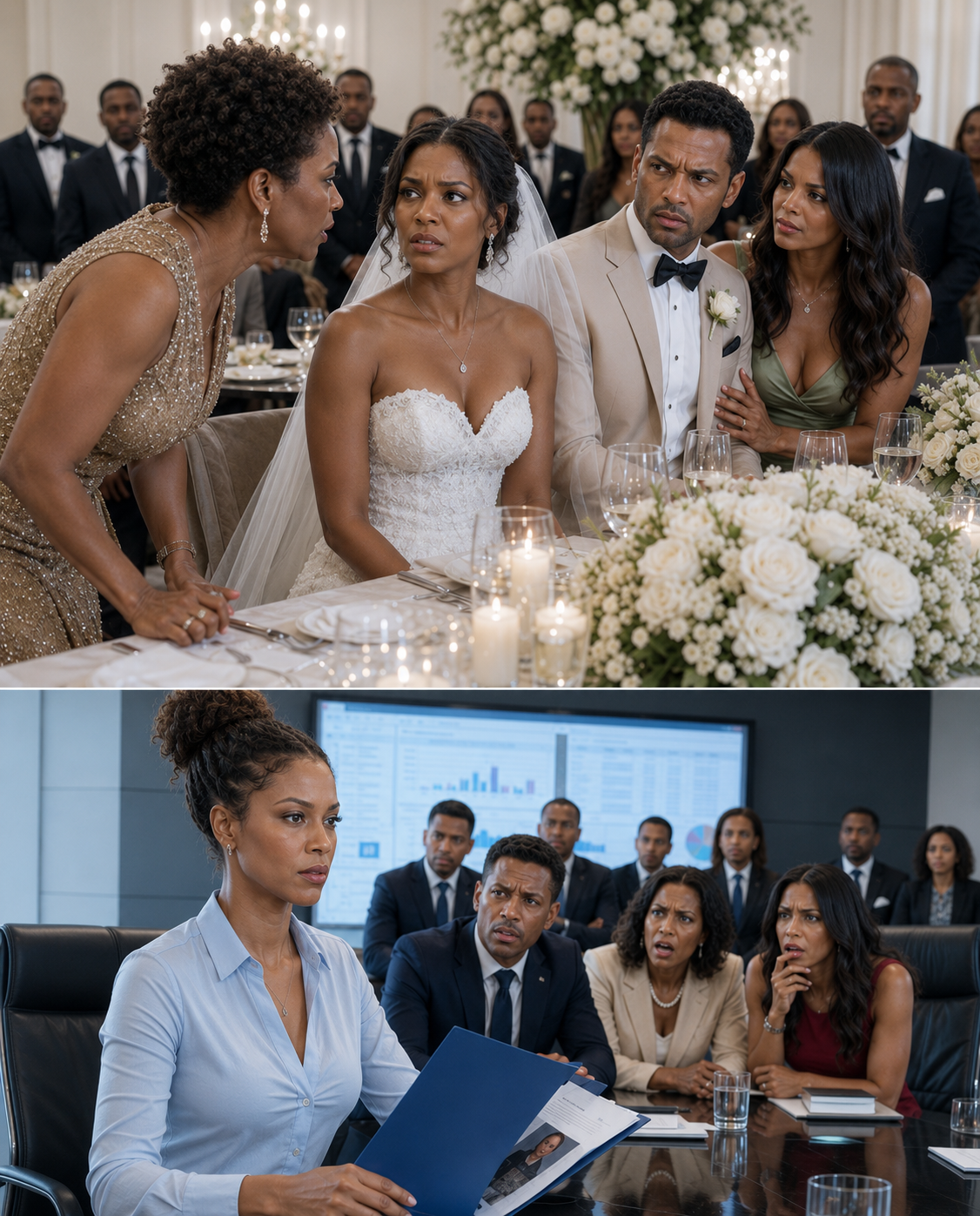 My husband’s mistress sat beside him at our wedding table, wearing red like she was the bride. My mother-in-law smiled and whispered, “A smart wife knows when to shut her mouth.”