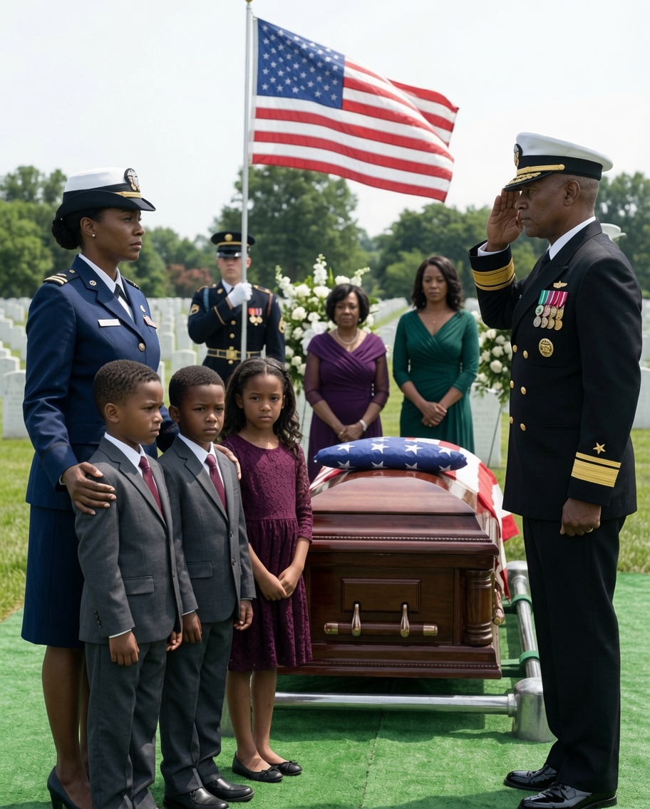 PART 2: They honored my ex-husband as a fallen hero while his pregnant mistress cried beside. PA003