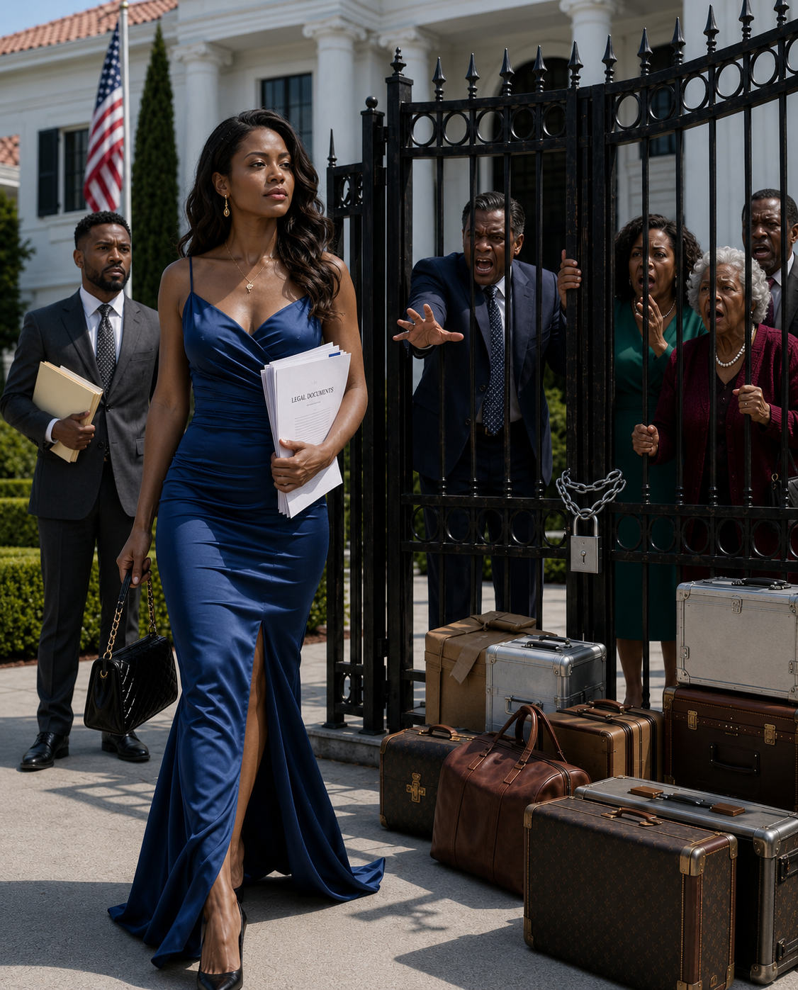 Minutes After The Divorce, My Ex’s Mother Arrived With Moving Trucks And Said, “Open The Gate, This House Is Ours Now”—But The Empty Mansion, The Locked Gate, And My Lawyer Wiped The Smile Off Her Face
