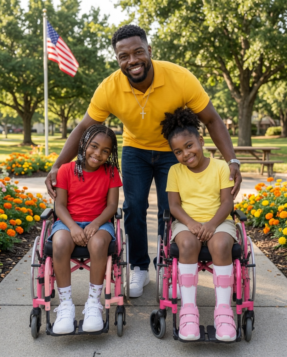 I RAISED MY DI:SABLED TWIN DAUGHTERS ALONE AFTER THEIR MOTHER WALKED OUT WHEN THEY WERE SIX—12 YEARS LATER, ON FATHER’S DAY, THEY LOOKED AT ME AND SAID, “DAD… WE’VE BEEN HIDING SOMETHING FROM YOU.”