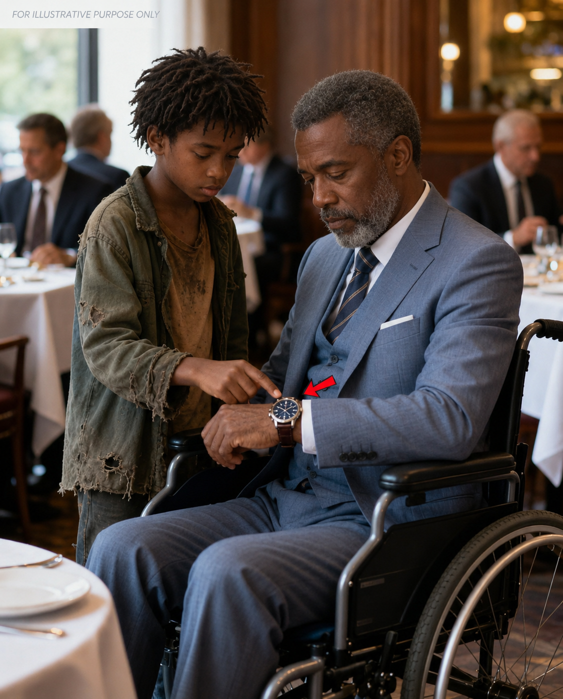 “Sir… My Father Had a Watch Exactly Like Yours” – A Rich Businessman Tried to Have a Homeless Boy Removed From a Five-Star Restaurant until He Said One Sentence That Changed Everything