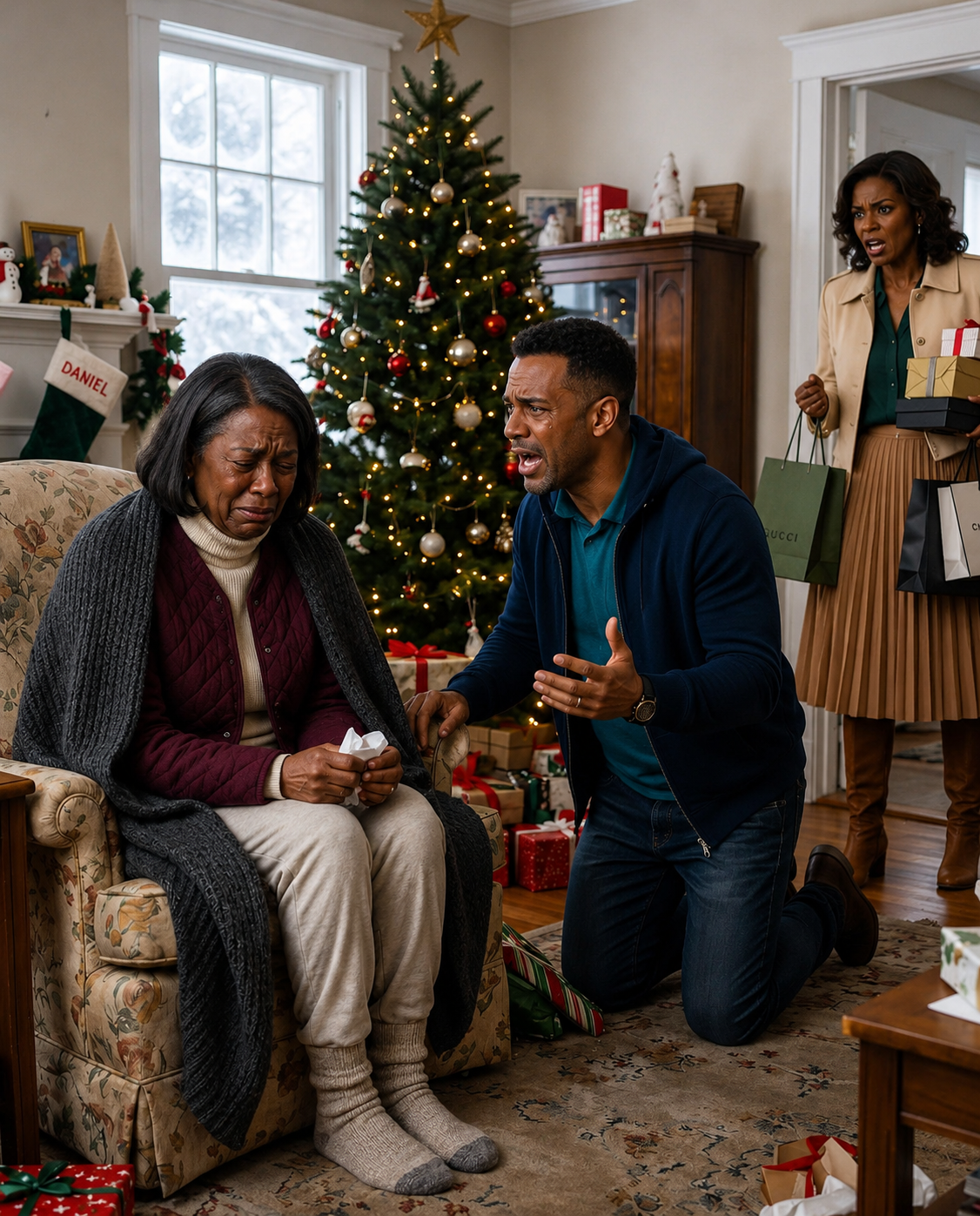 On Christmas morning, my millionaire son asked if Amanda’s $5,000 monthly support had finally made me comfortable.