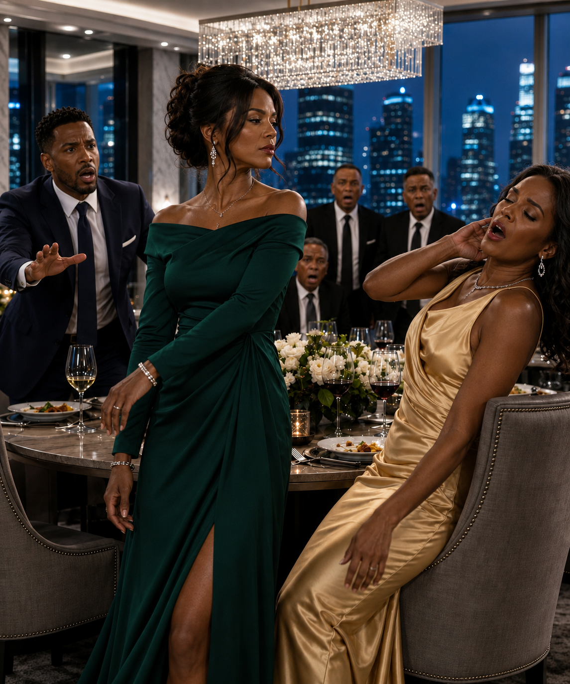 During dinner, her husband’s assistant sla:p:ped her in front of everyone… but no one imagined that a single sla:p in return would bring down her entire empire.