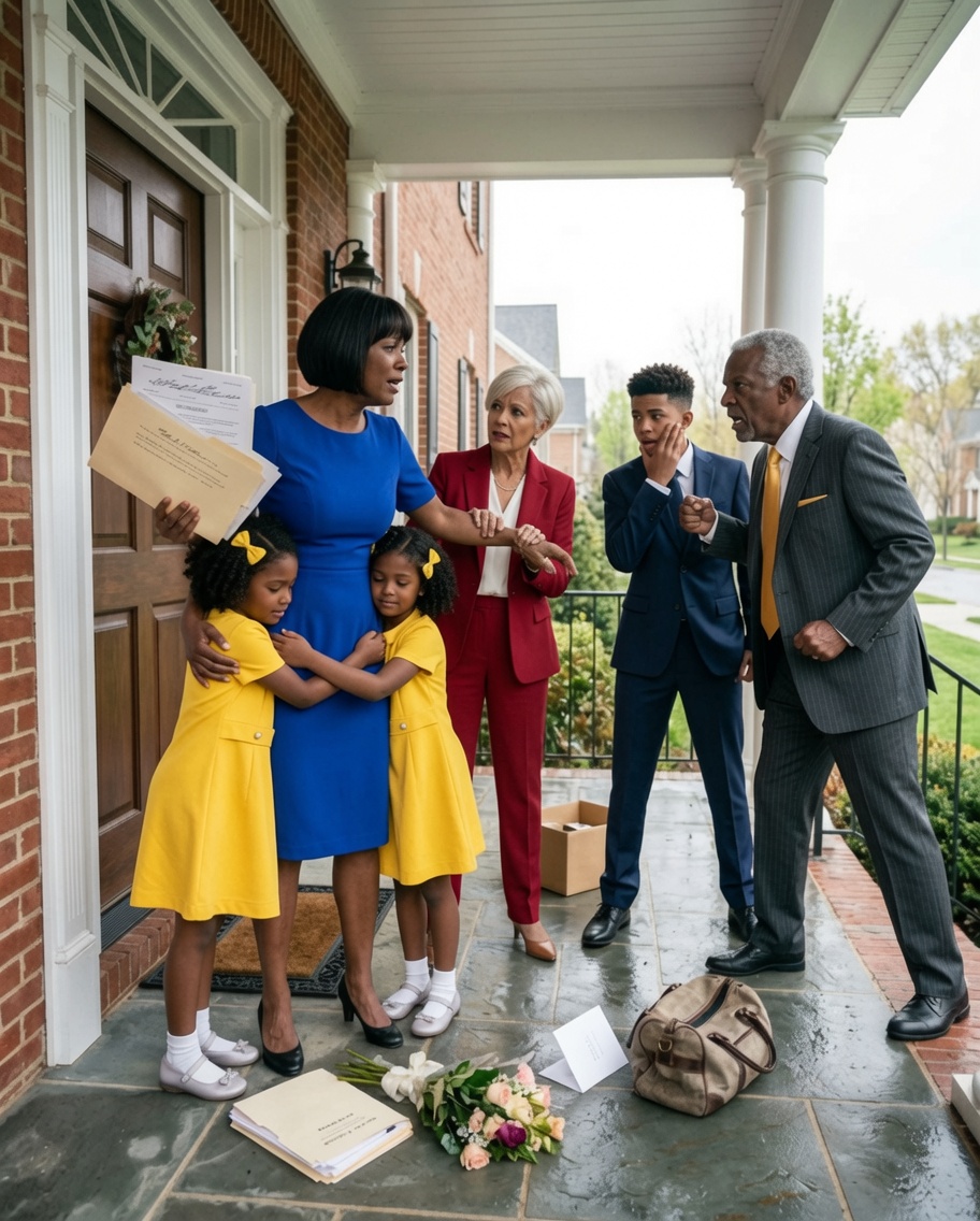They dragged my children into the storm, called me a charity case, and said my husband’s house was never mine. But while they planned to sell it for millions, I was holding the secret proof that could send both his parents to prison.