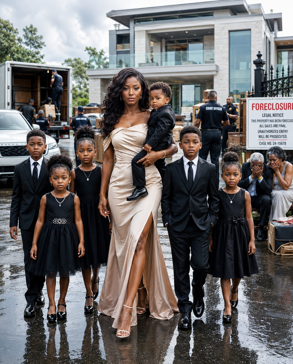 Just 7 days after my husband’s funeral, my parents-in-law thr.e.w me and my 6 children out into the pouring rain. “Only real bl00d belongs here,” my father-in-law shouted
