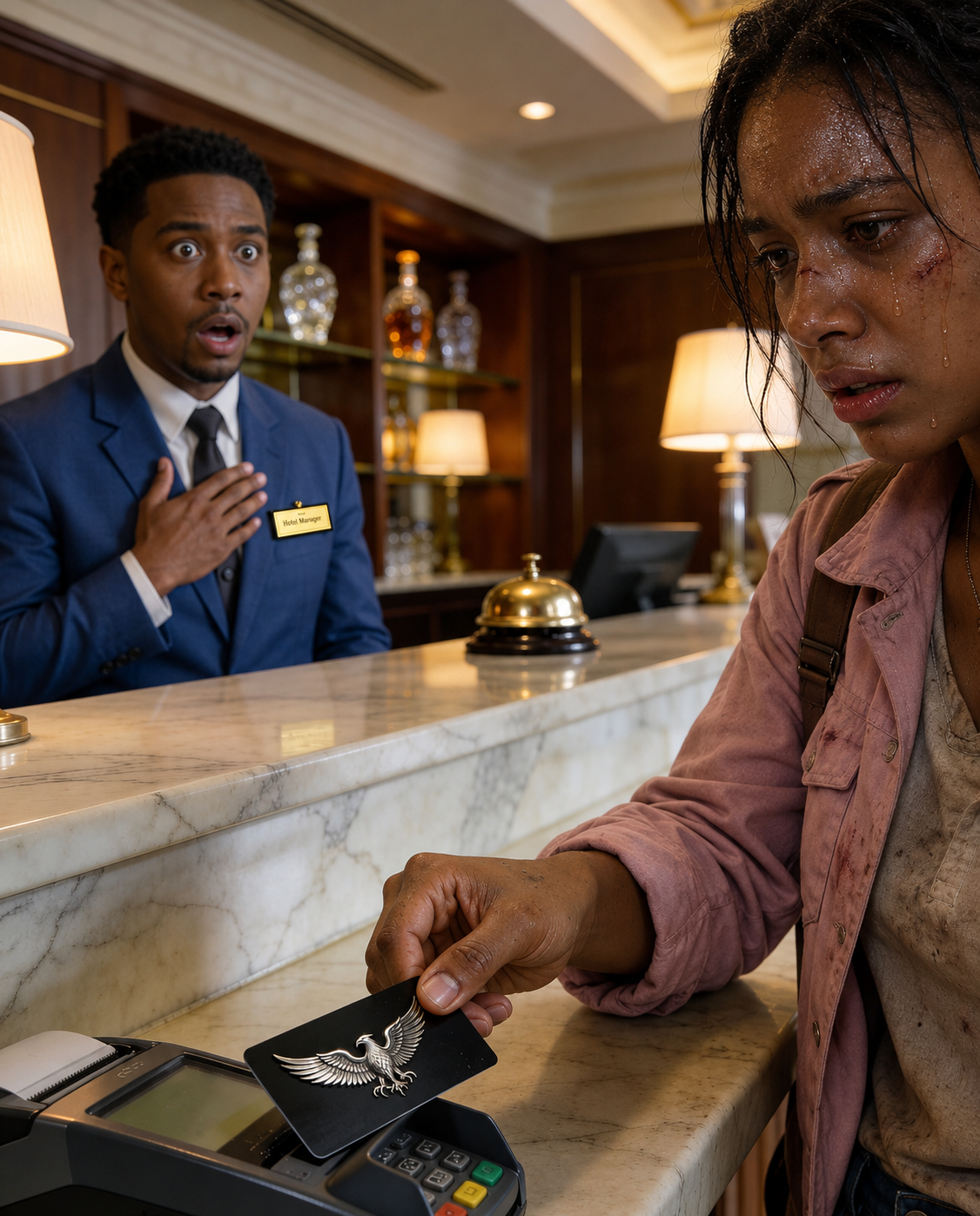 My Husband Kicked Me Out With Nothing but a Suitcase—So I Finally Used the Secret Black Card My Dying Father Gave Me… What Happened Next Left the Bank in Chaos…