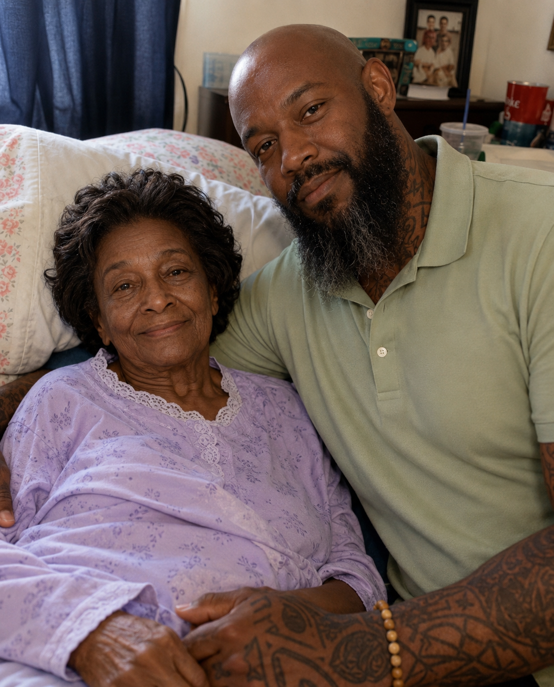 My 81-Year-Old Mother Hired a Heavily Tattooed Biker as Her Caregiver – When I Found Out Why, My Knees Gave Out Right There