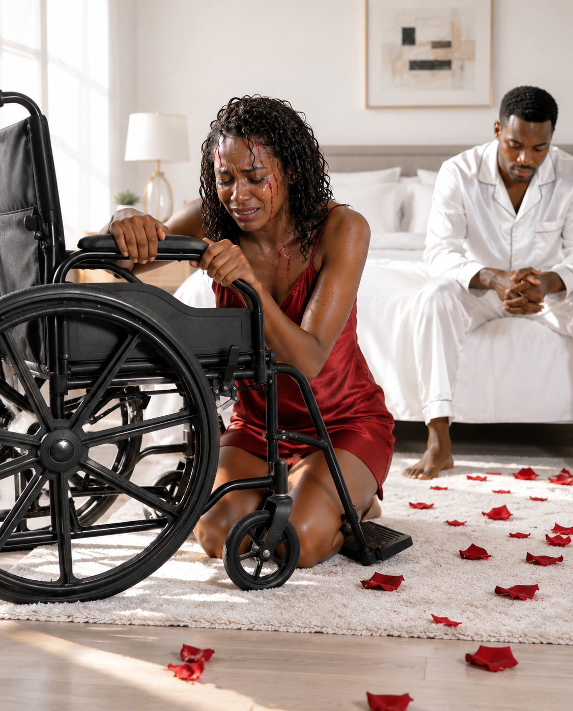 “My Stepmother F0rced Me to Marry a Rich but Disabled Man — On Our Wedding Night, I Lifted Him Onto the Bed, We Fell… and I Discovered a Sh0cking Truth.”