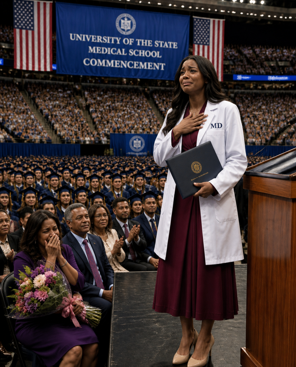 At my Johns Hopkins graduation, the parents who