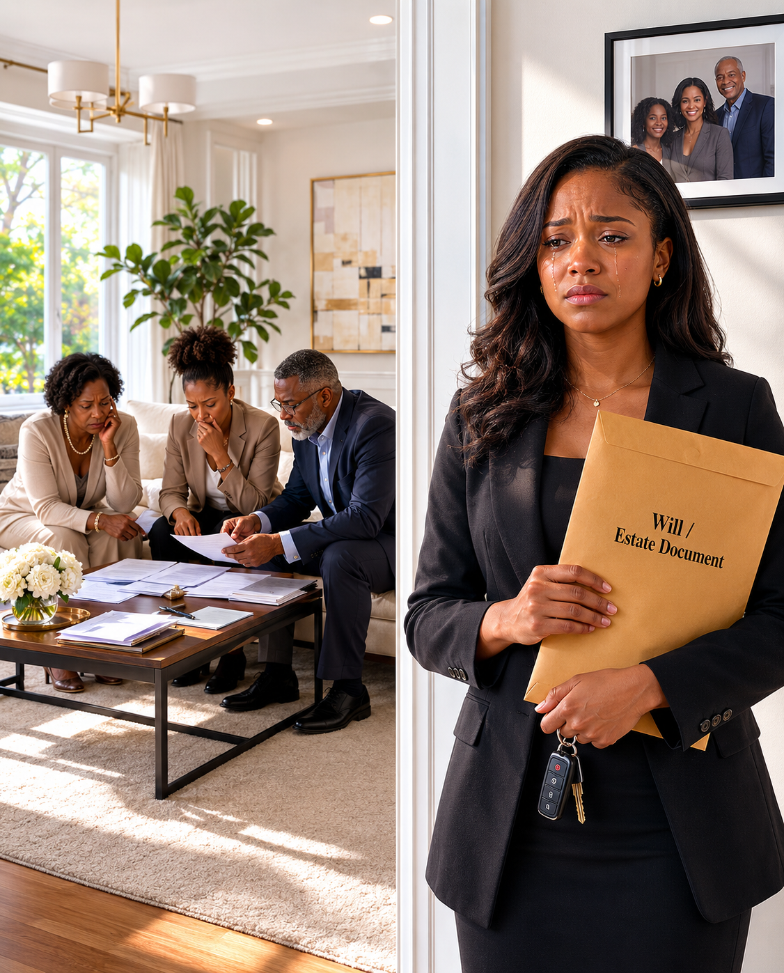 I came from the funeral to tell my parents and sister that my husband had left me $8.5 million and 6 Manhattan lofts. When I entered the house, I overheard my parents talking. What they said made me turn pale…