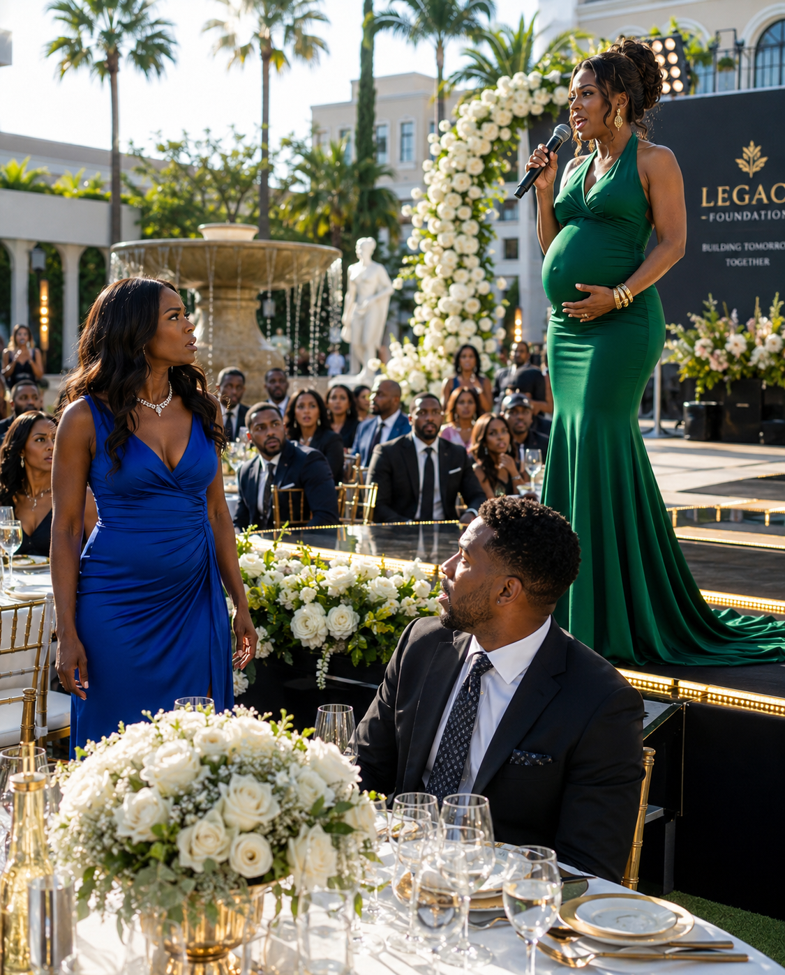 My sister got pregnant by my husband. And she shouted it out into a microphone, in front of three hundred guests, during my tenth wedding anniversary party.