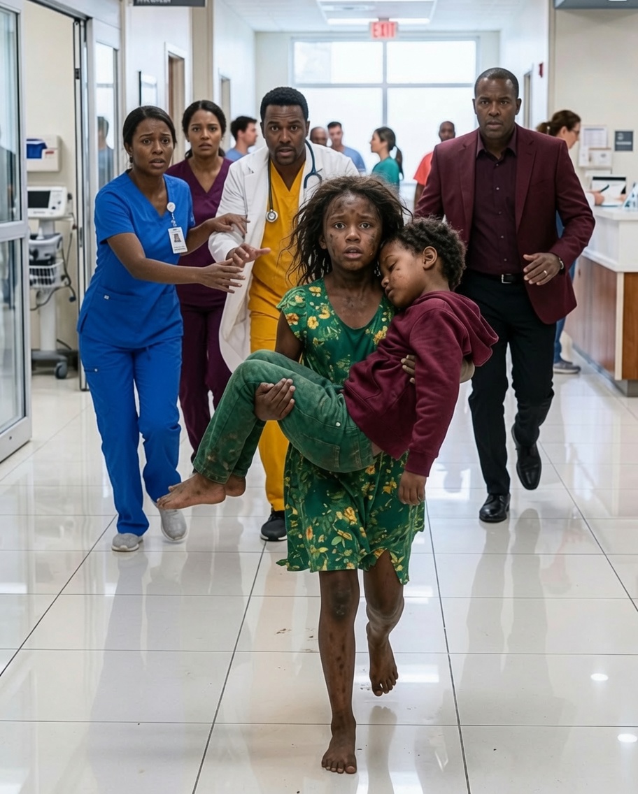 I carried a dy!ng child to a luxury hospital, but his father pointed me out as a cr!minal and ordered, “Take her away,” never imagining that the real culprit was standing right beside him, feigning tears, wearing high heels, expensive perfume, and with a lie ready to destroy me