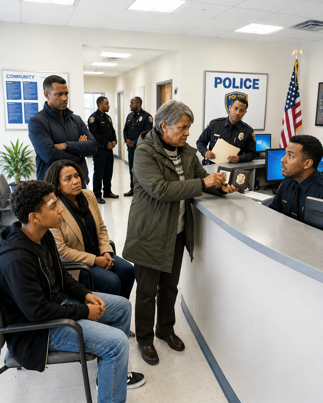 My Grandson Called Me From the Police Station in Fear Until One Word Changed Everything
