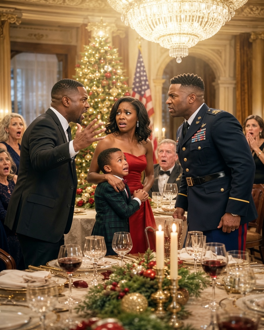 My Brother Slapped My Six-Year-Old At Christmas Dinner And Called Him “Undisciplined”—But When My Soldier Husband Stood Up... - FG News