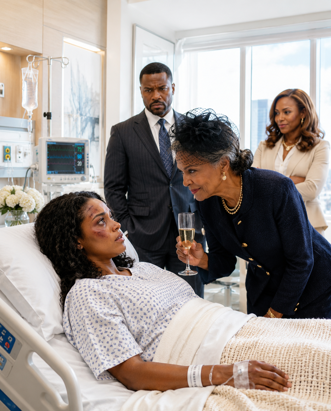 She ᴅɪᴇᴅ in childbirth while her husband and mother-in-law toasted with champagne to her fortune. What they did not expect was that the heart monitor was hiding a secret that would destr0y them forever.