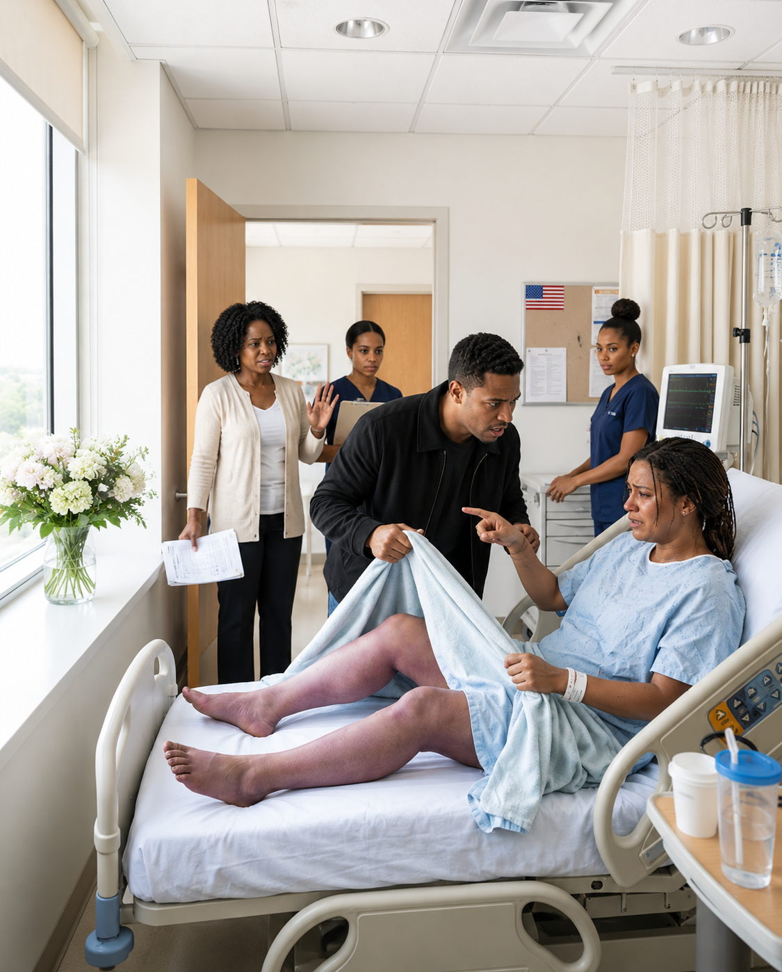Her Hospital Room Camera Caught the Adoption Papers at the Door
