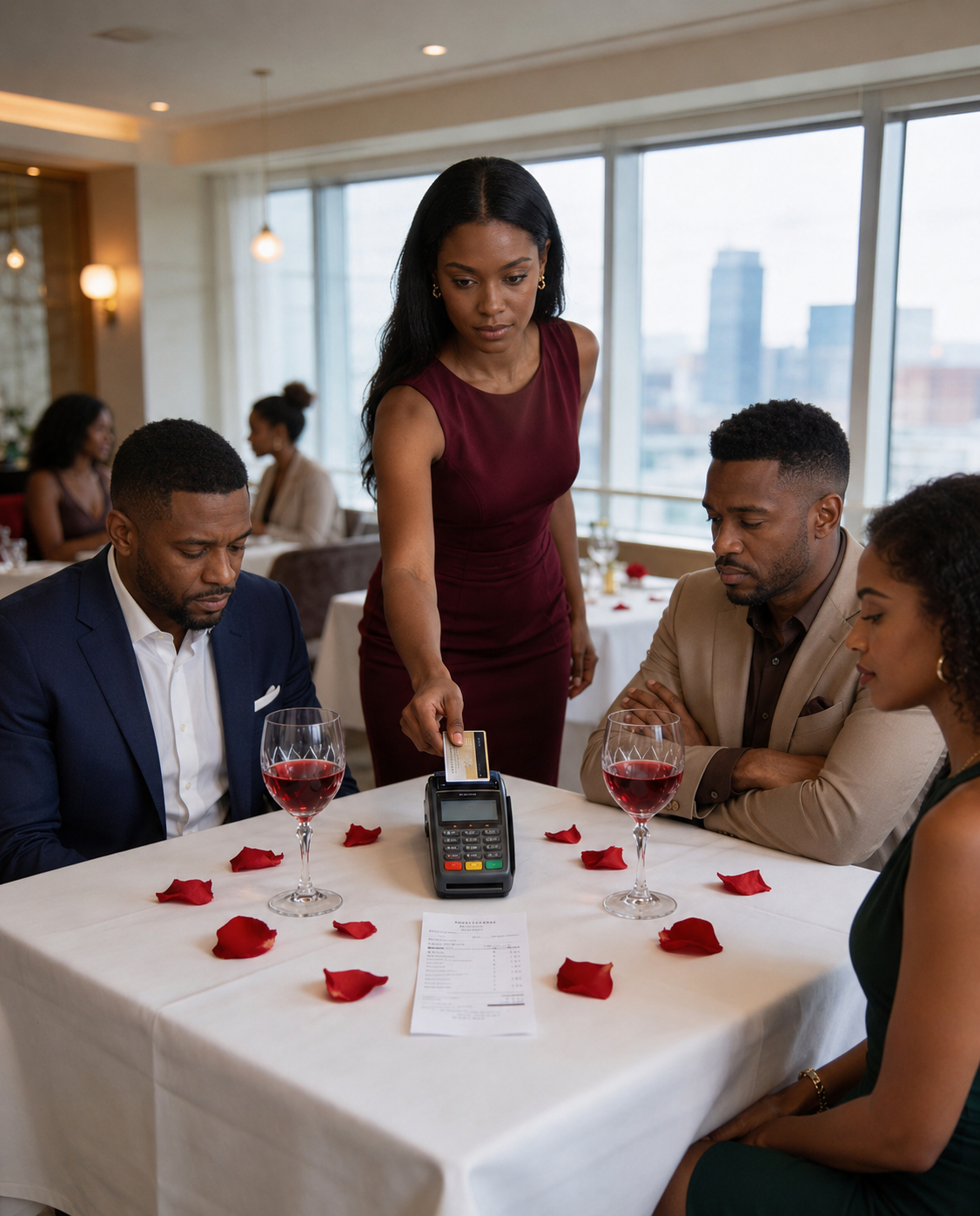 At my husband’s family’s most lavish dinner party, I was forced to pay an absurd bill, and then he told me, “I want a divorce.” An hour later, his desperate calls changed everything.