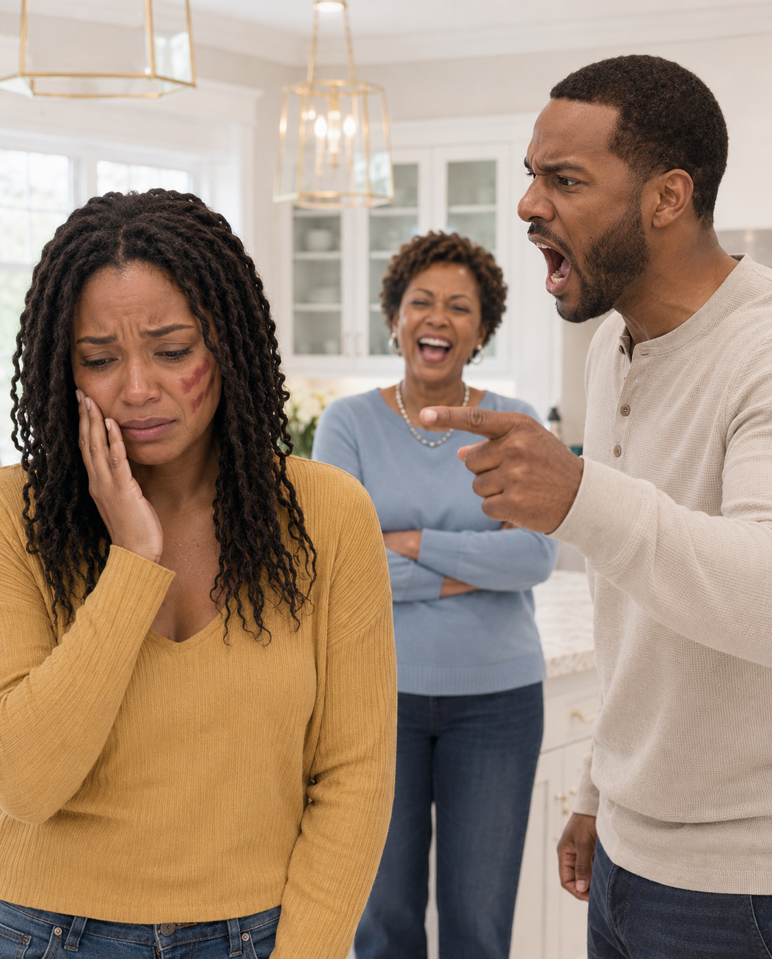 I argued with my MIL…My husband ran over to me, sla:pped me, and shouted, “Get out of here!” But what they didn’t know was that the $10,000