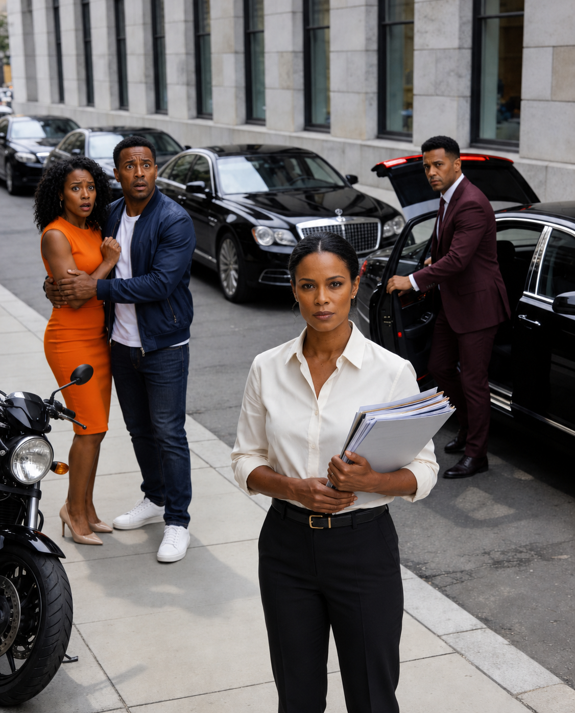 Right after the divorce, my husband hugged his mistress and mocked her: “Now you’re just an old rag!” But 5 minutes later, 10 Rolls-Royces arrived and someone shouted: “Get in the car, ma’am!” The surprise was total, the end of it all came quickly.